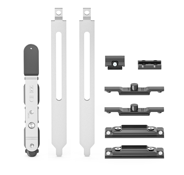 TWO-WAY SHOOTBOLT LEVER KIT WITH INOX TERMINALS